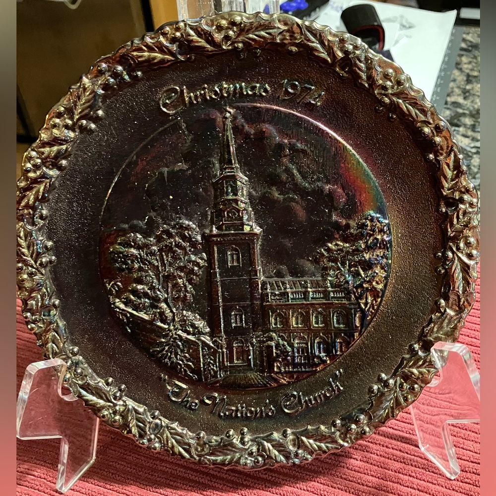 Fenton collector’s plate collection